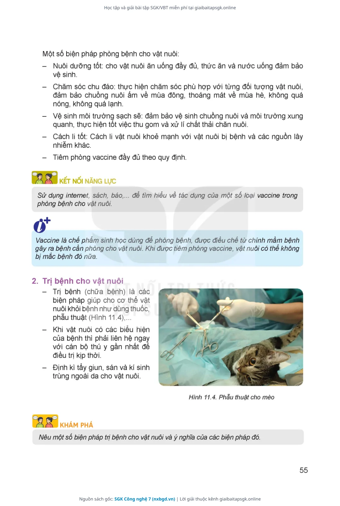 Trang 56 sách giáo khoa SGK Công nghệ 7 thu nhỏ