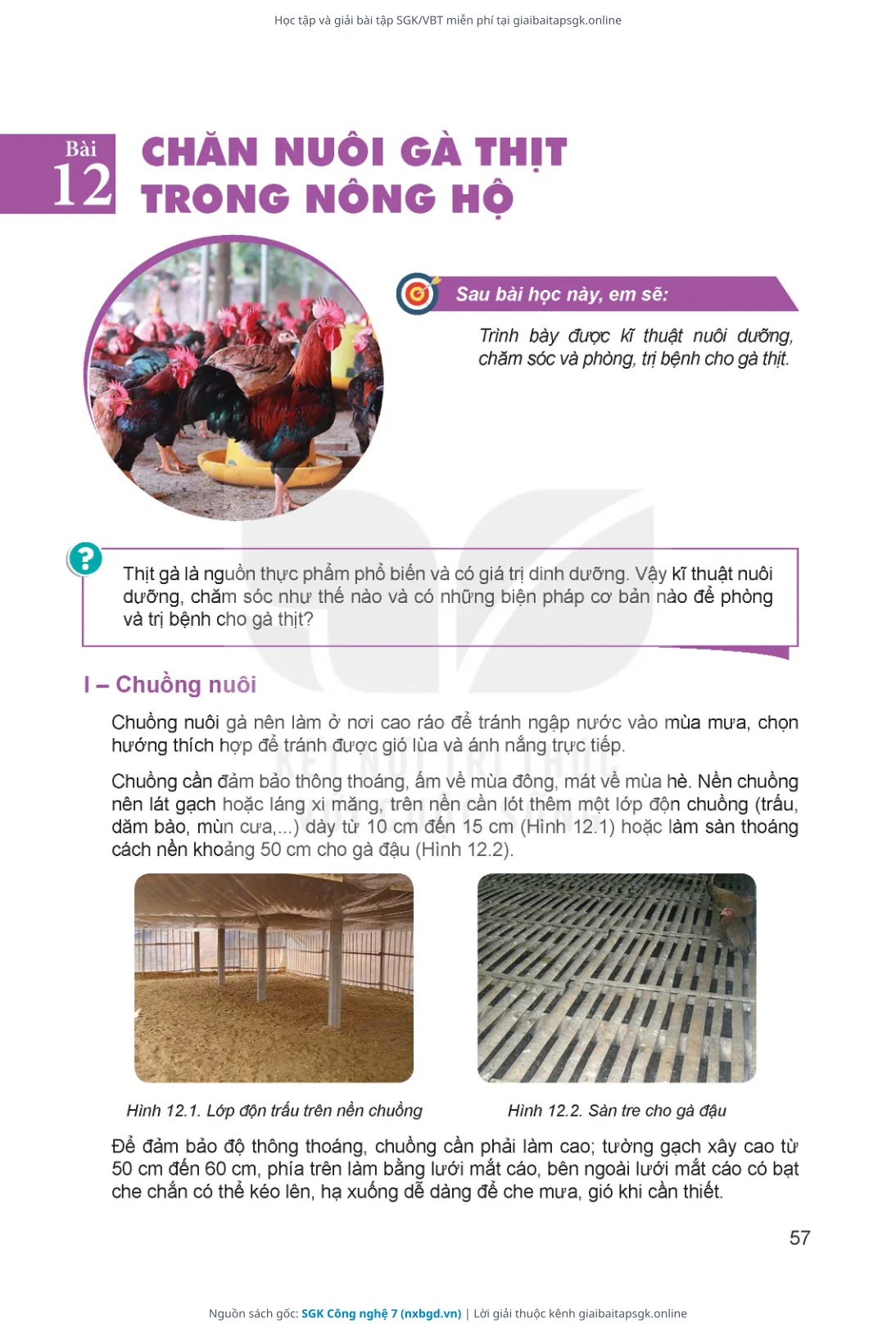Trang 58 sách giáo khoa SGK Công nghệ 7 thu nhỏ