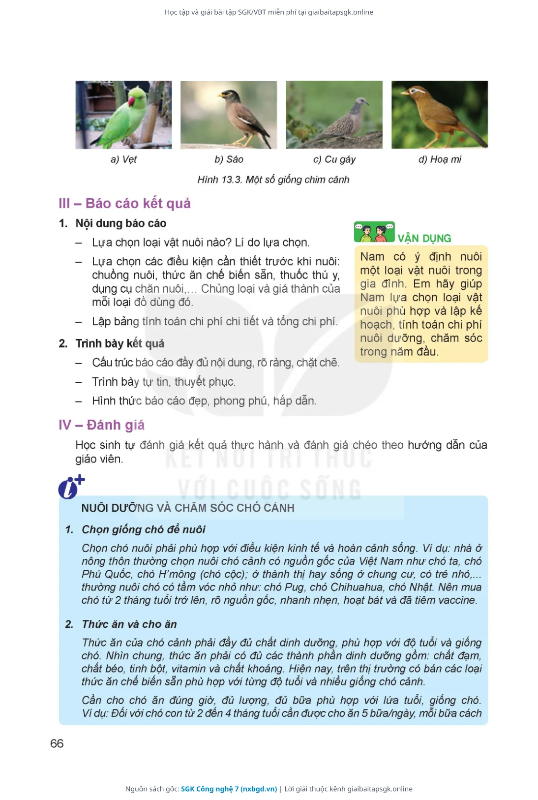 Trang 67 sách giáo khoa SGK Công nghệ 7 thu nhỏ