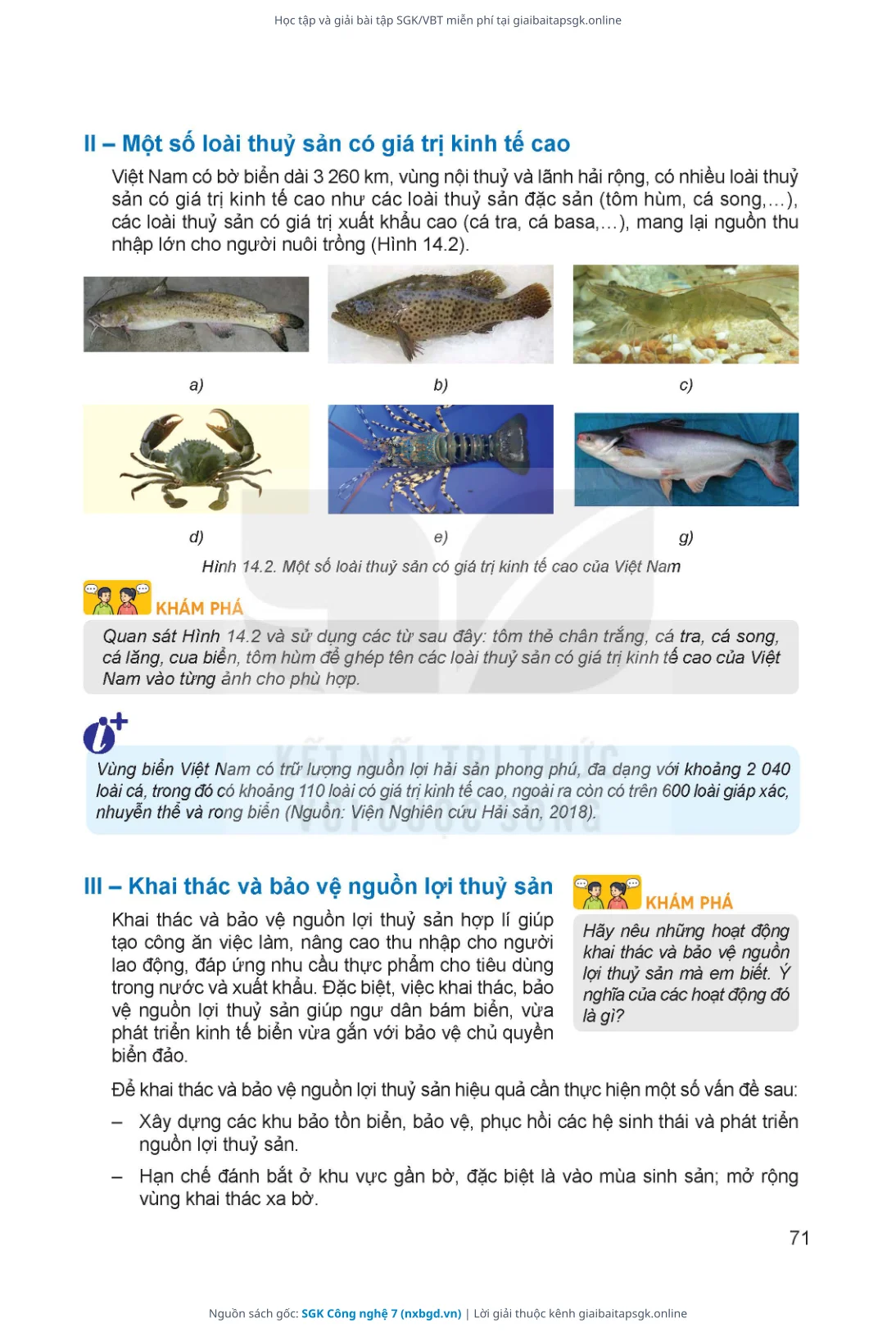 Trang 72 sách giáo khoa SGK Công nghệ 7 thu nhỏ