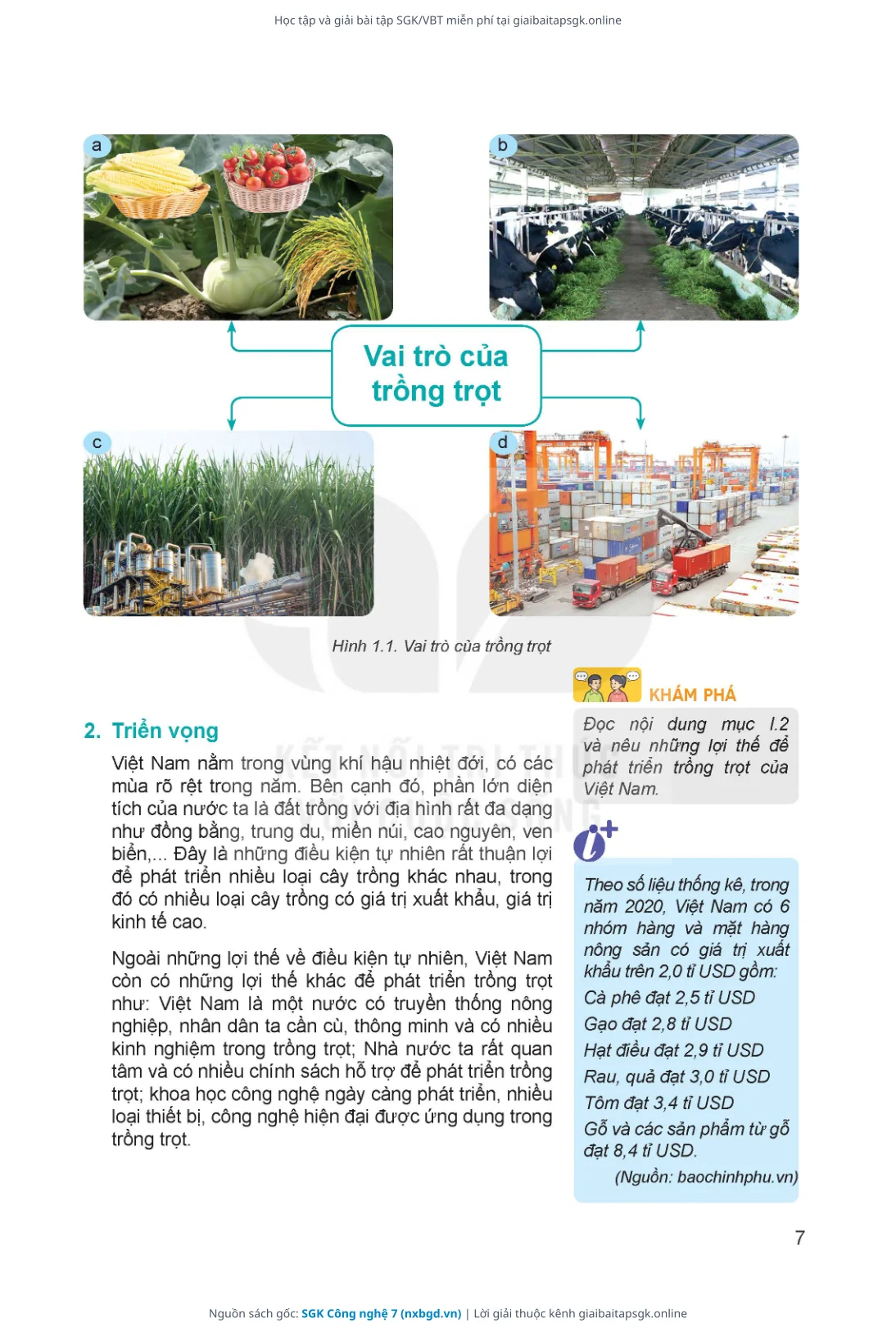 Trang 8 sách giáo khoa SGK Công nghệ 7 thu nhỏ