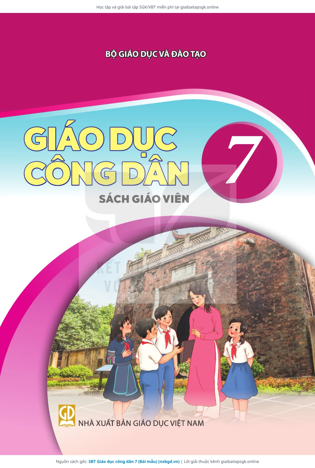 Trang 1 sách giáo khoa SBT Giáo dục công dân 7 (Bài mẫu) bản chuẩn
