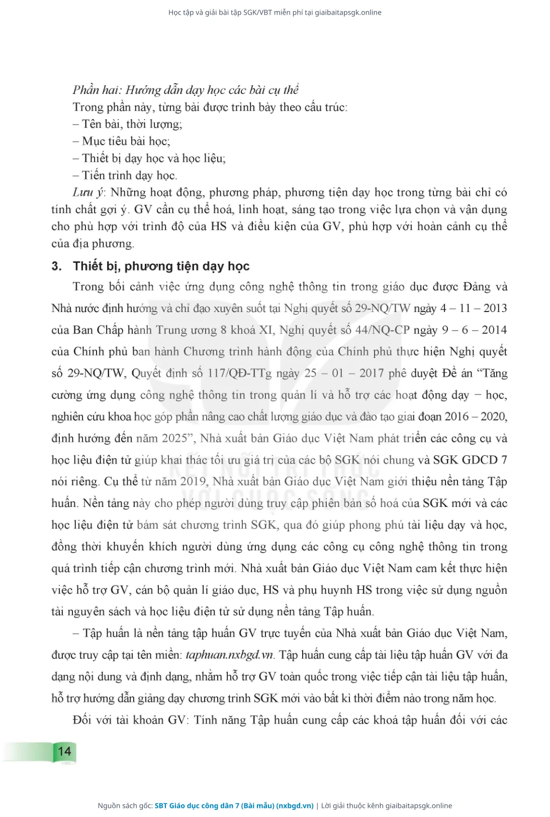 Trang 15 sách giáo khoa SBT Giáo dục công dân 7 (Bài mẫu) thu nhỏ