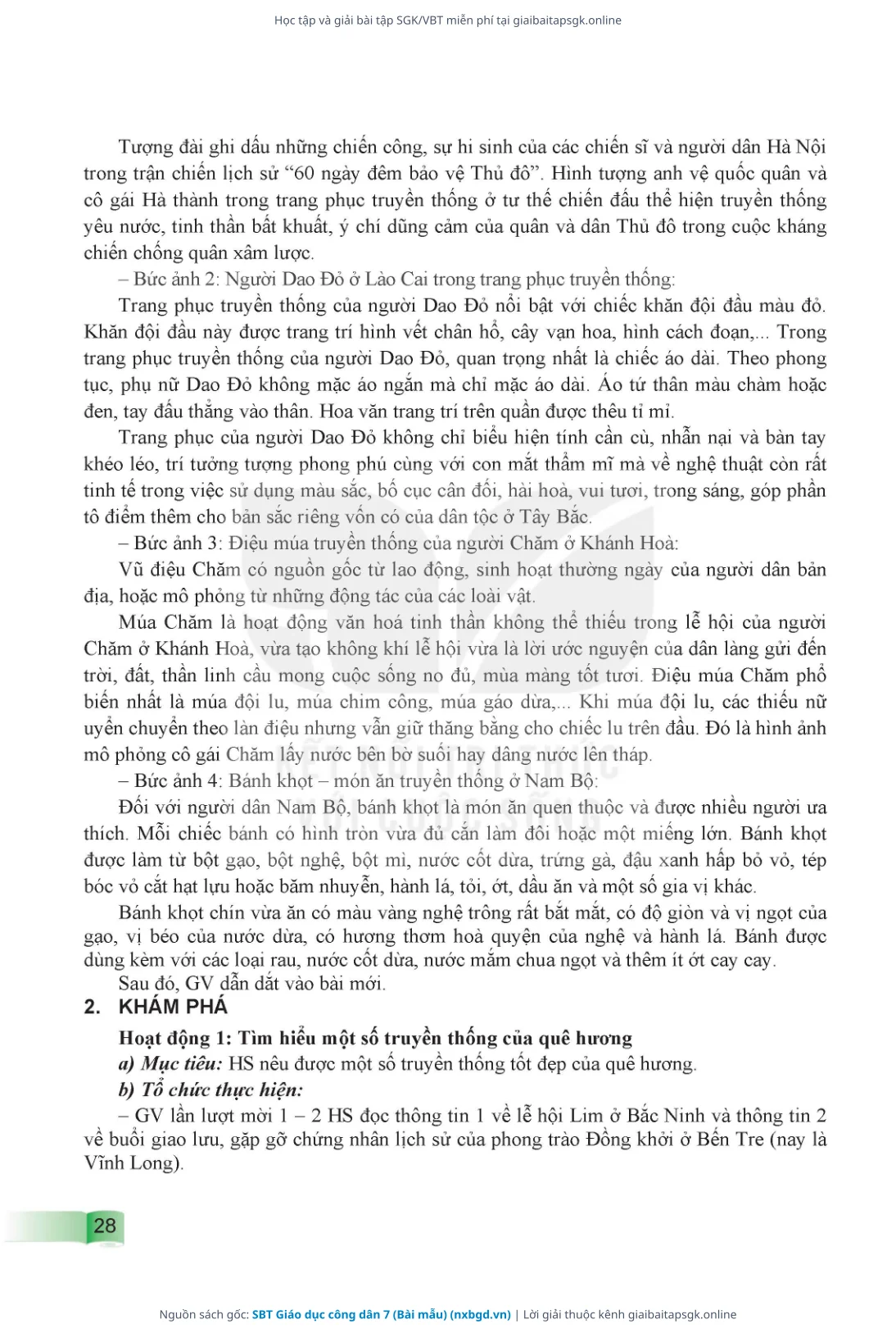 Trang 29 sách giáo khoa SBT Giáo dục công dân 7 (Bài mẫu) thu nhỏ