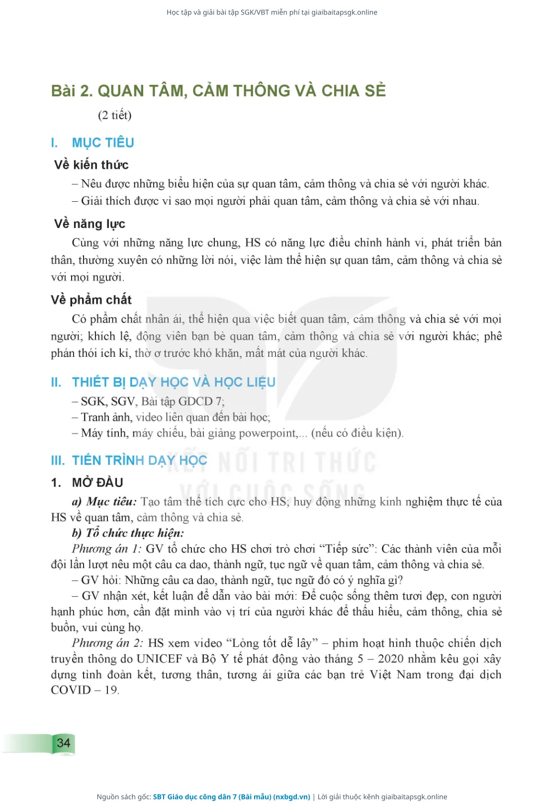 Trang 35 sách giáo khoa SBT Giáo dục công dân 7 (Bài mẫu) thu nhỏ
