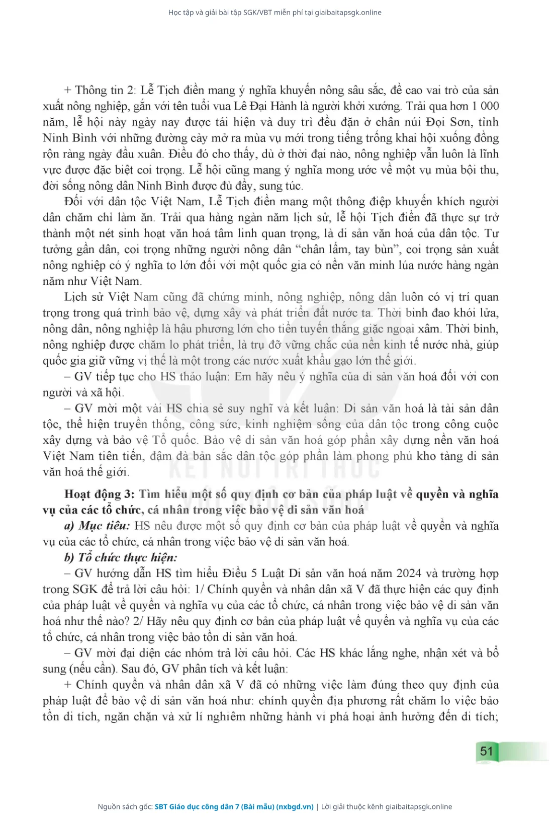Trang 52 sách giáo khoa SBT Giáo dục công dân 7 (Bài mẫu) thu nhỏ