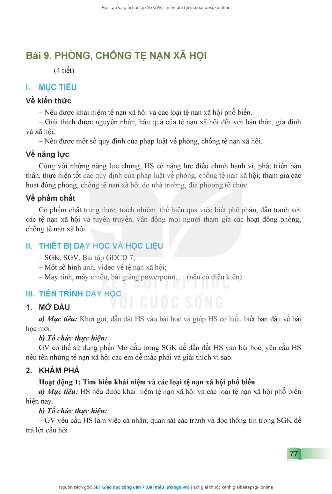 Trang 78 sách giáo khoa SBT Giáo dục công dân 7 (Bài mẫu) thu nhỏ