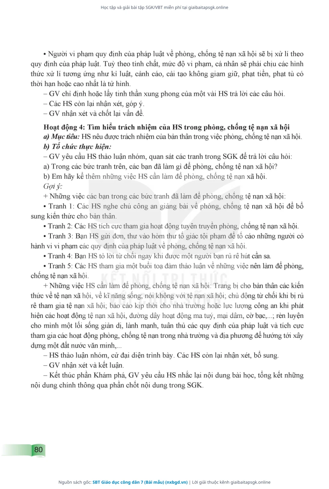 Trang 81 sách giáo khoa SBT Giáo dục công dân 7 (Bài mẫu) thu nhỏ