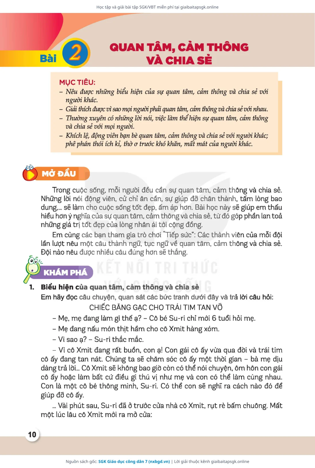 Trang 5 sách giáo khoa SGK Giáo dục công dân 7 bản chuẩn