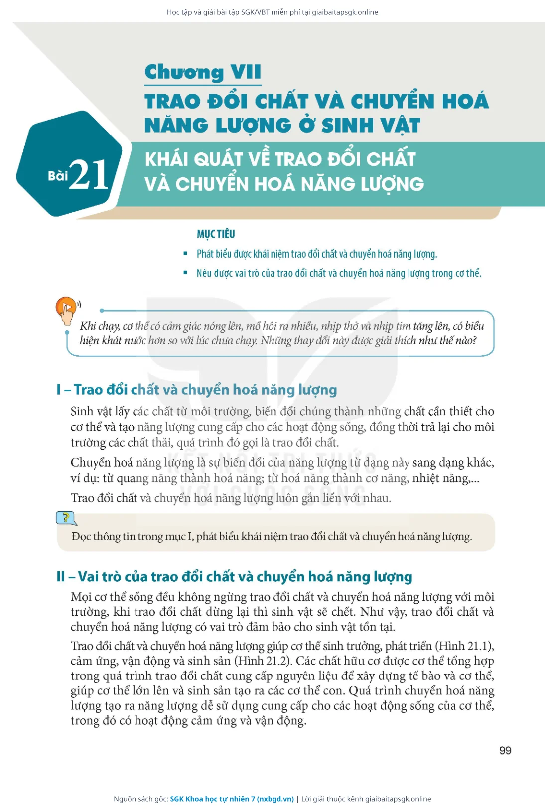 Trang 100 sách giáo khoa SGK Khoa học tự nhiên 7 thu nhỏ