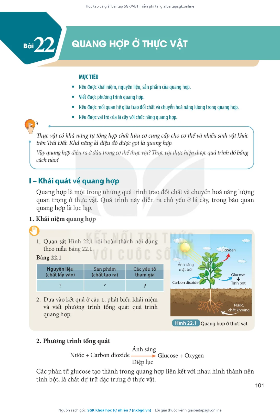 Trang 102 sách giáo khoa SGK Khoa học tự nhiên 7 thu nhỏ