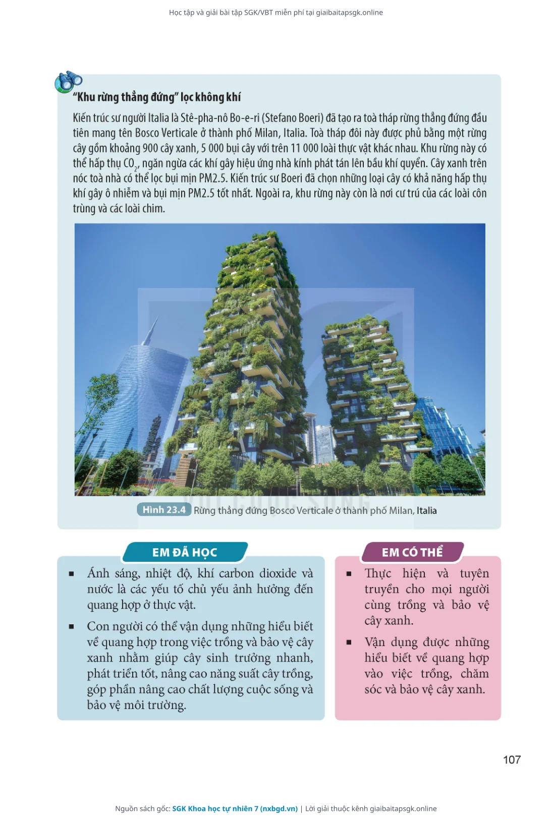 Trang 108 sách giáo khoa SGK Khoa học tự nhiên 7 thu nhỏ