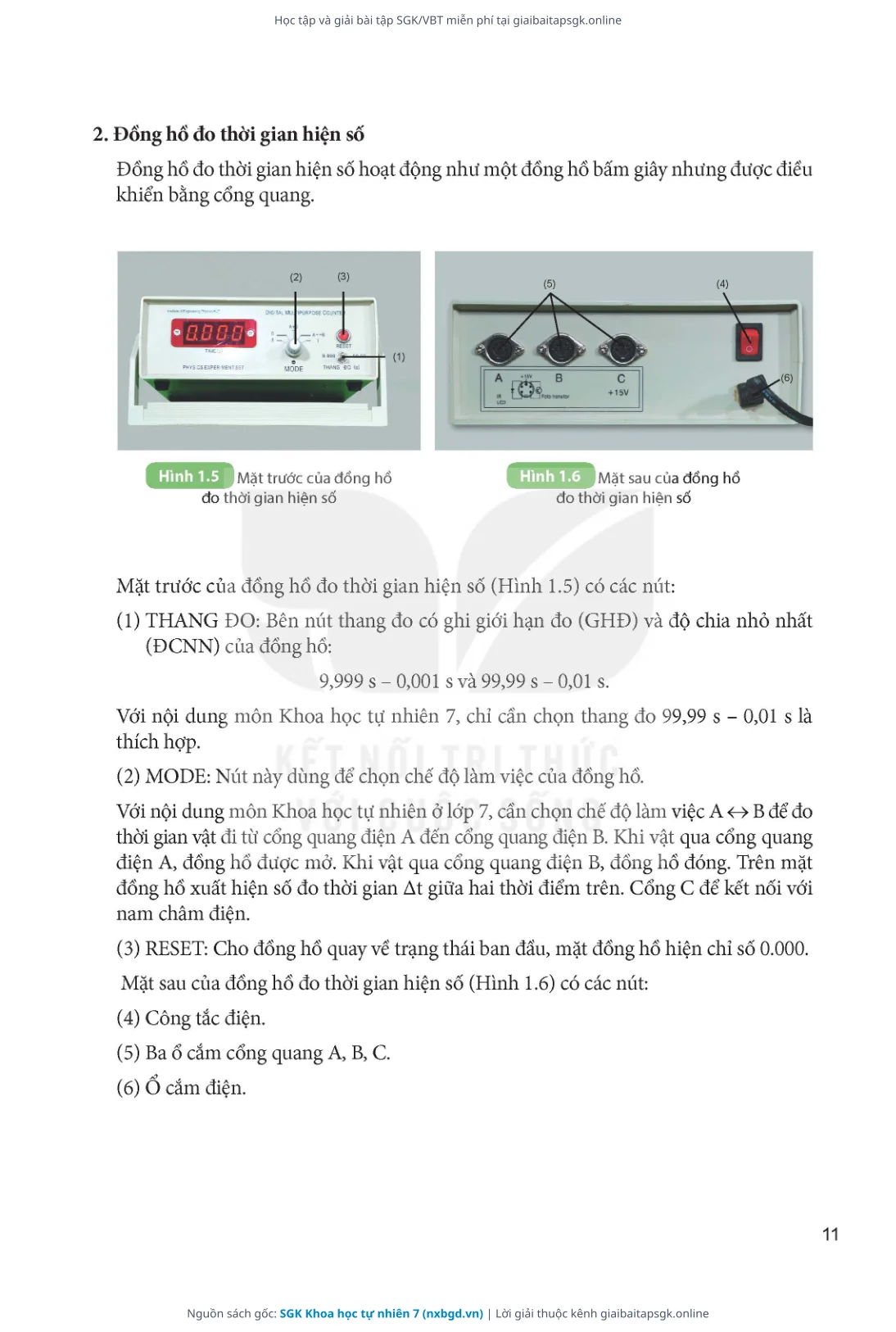 Trang 12 sách giáo khoa SGK Khoa học tự nhiên 7 thu nhỏ