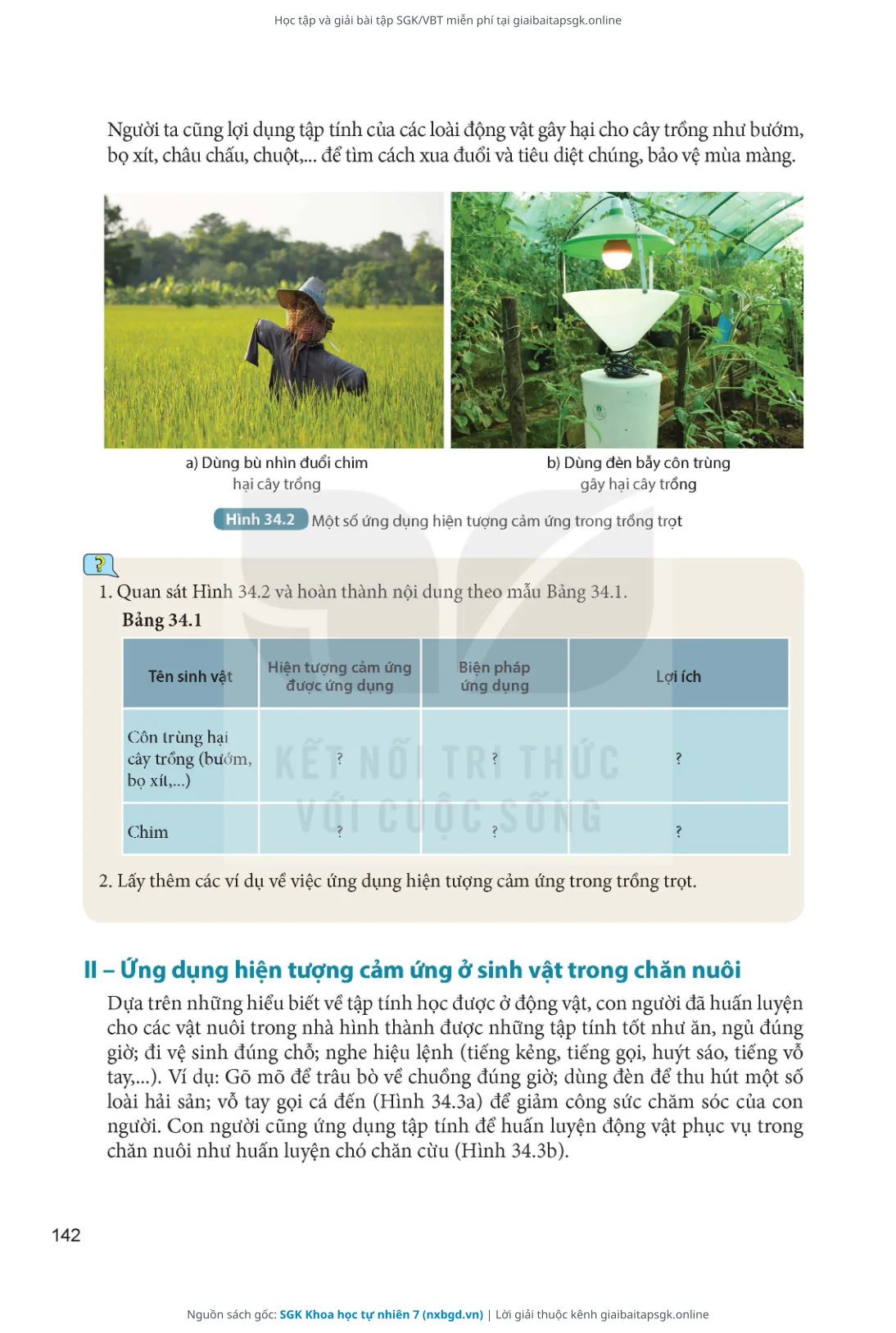Trang 143 sách giáo khoa SGK Khoa học tự nhiên 7 thu nhỏ