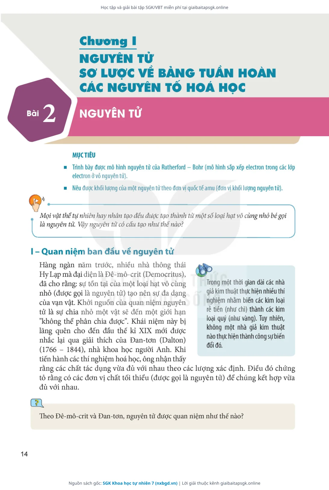 Trang 15 sách giáo khoa SGK Khoa học tự nhiên 7 thu nhỏ