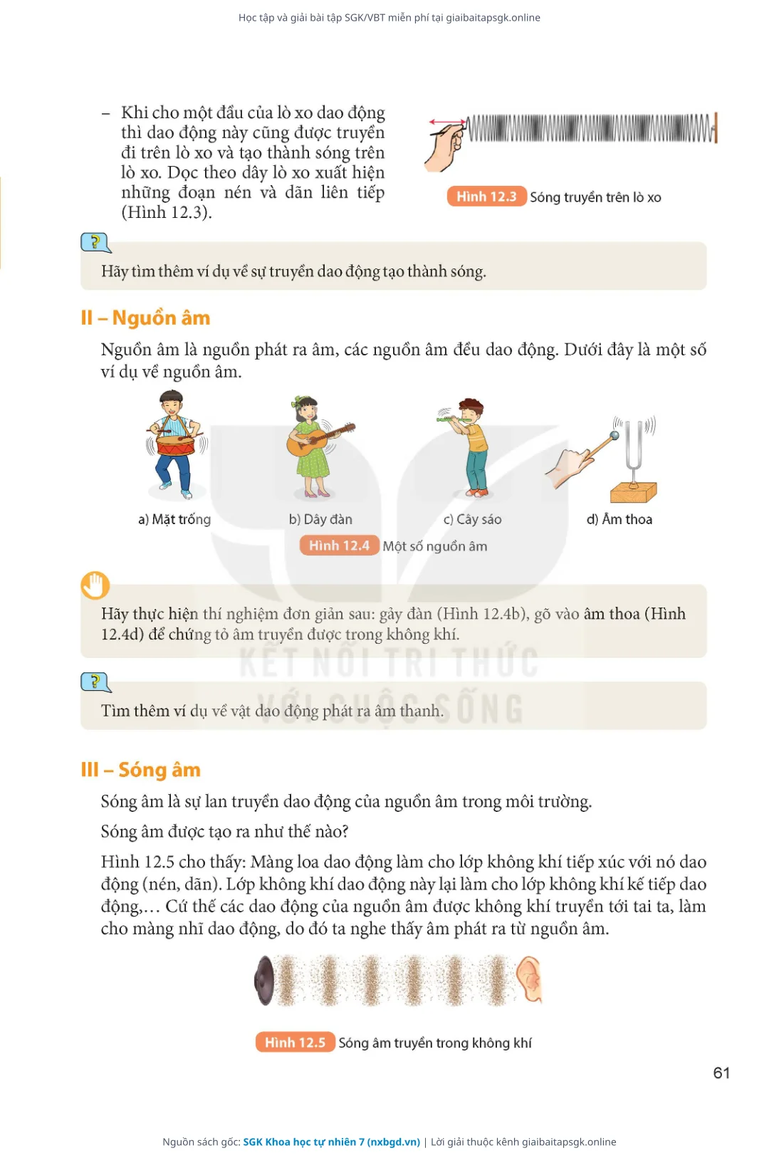 Trang 62 sách giáo khoa SGK Khoa học tự nhiên 7 thu nhỏ