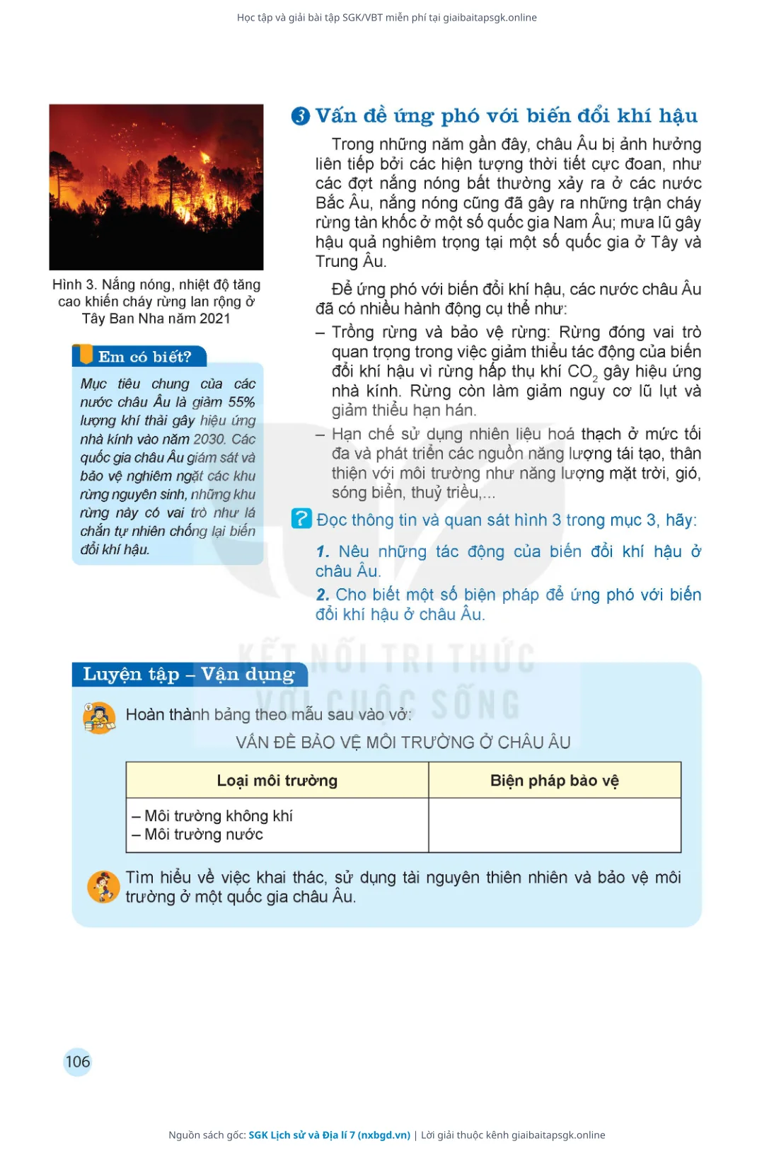 Trang 107 sách giáo khoa SGK Lịch sử và Địa lí 7 bản chuẩn