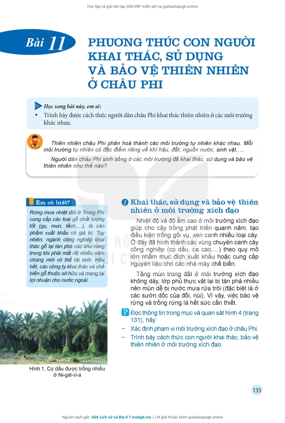 Trang 136 sách giáo khoa SGK Lịch sử và Địa lí 7 bản chuẩn