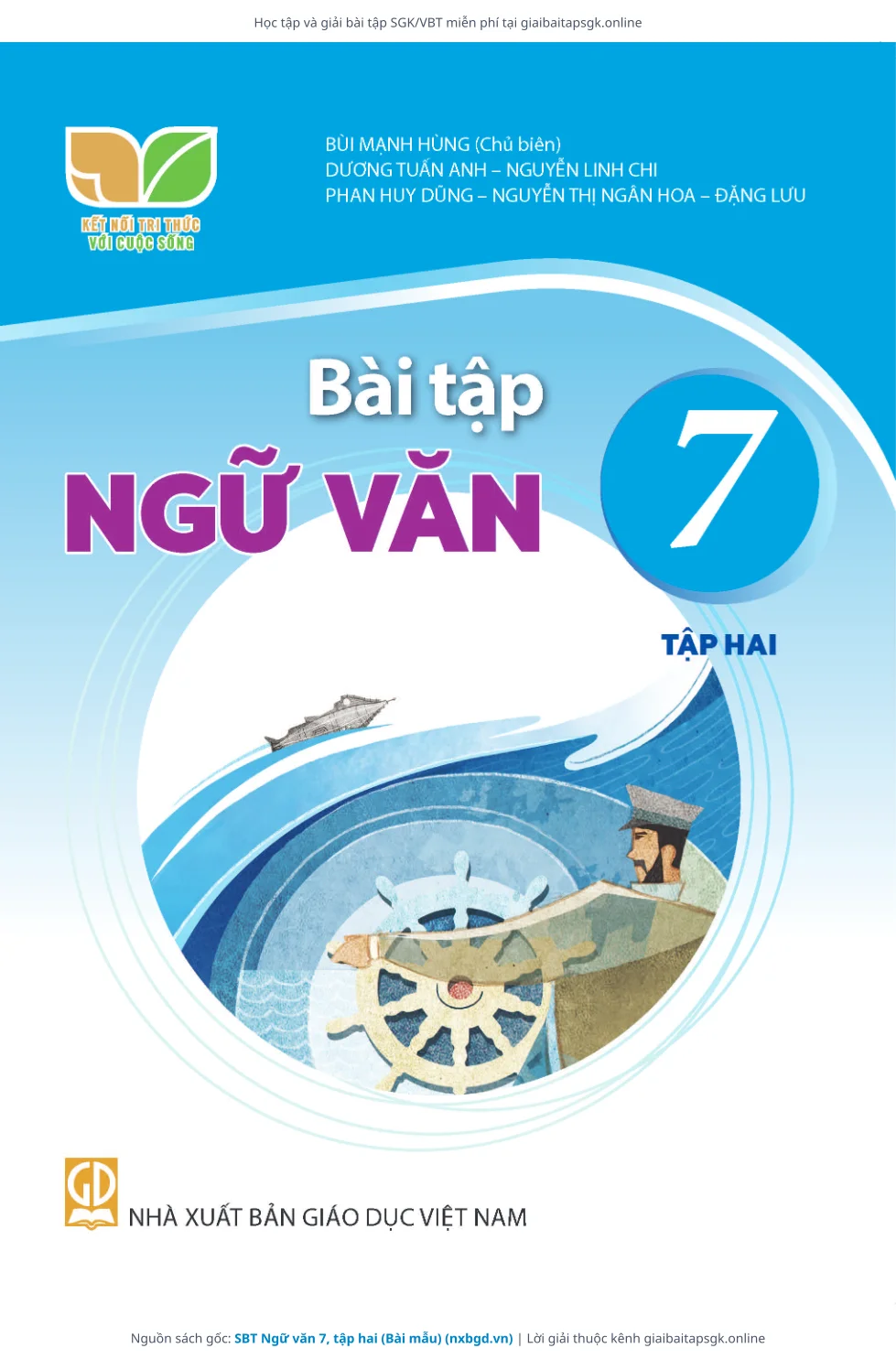 Trang 1 sách giáo khoa SBT Ngữ văn 7, tập hai (Bài mẫu) bản chuẩn