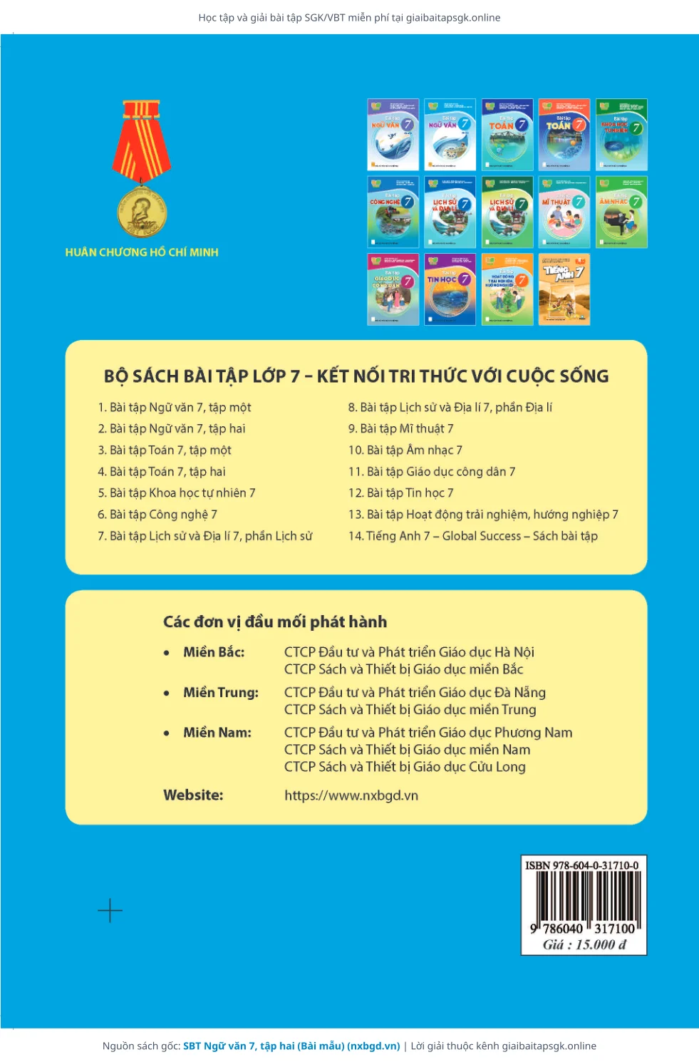 Trang 8 sách giáo khoa SBT Ngữ văn 7, tập hai (Bài mẫu) thu nhỏ