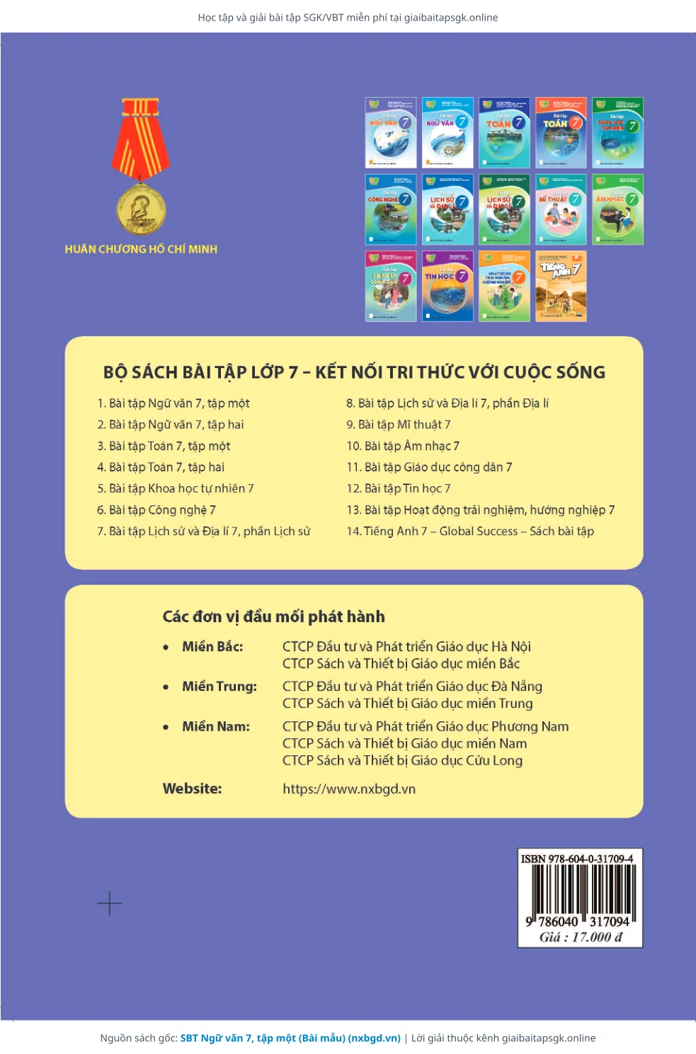 Trang 8 sách giáo khoa SBT Ngữ văn 7, tập một (Bài mẫu) thu nhỏ