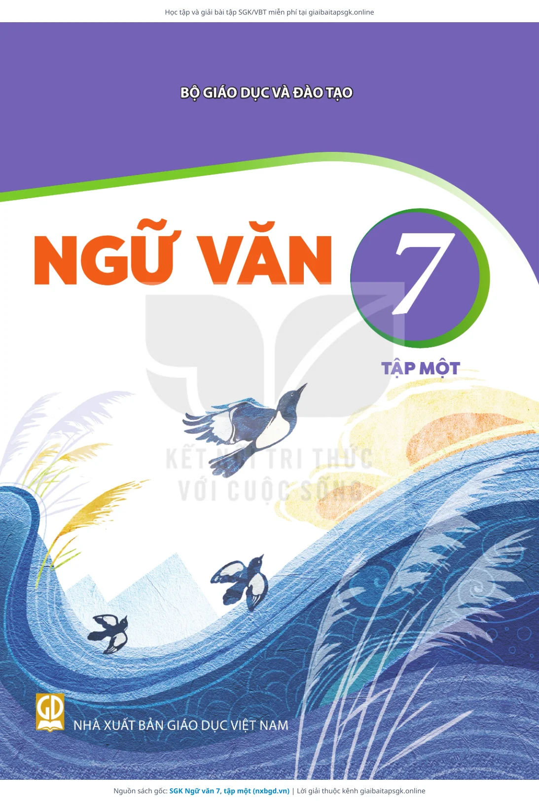 Trang 1 sách giáo khoa SGK Ngữ văn 7, tập một bản chuẩn