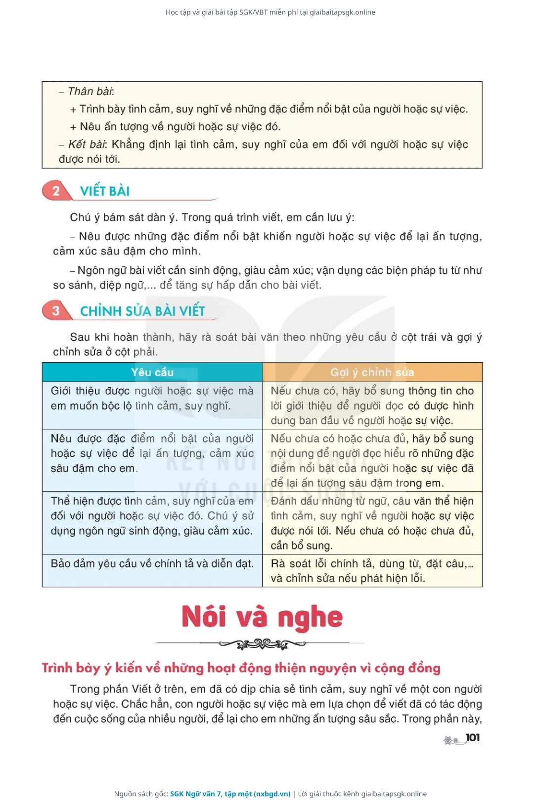 Trang 102 sách giáo khoa SGK Ngữ văn 7, tập một thu nhỏ