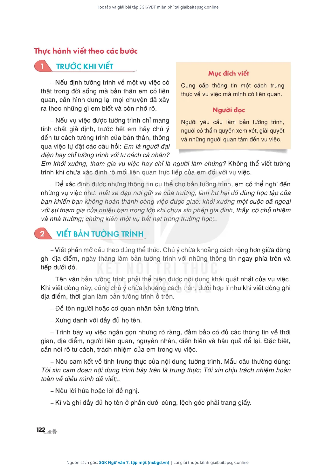Trang 123 sách giáo khoa SGK Ngữ văn 7, tập một thu nhỏ