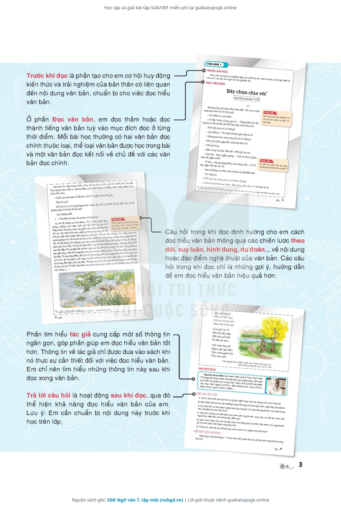 Trang 4 sách giáo khoa SGK Ngữ văn 7, tập một thu nhỏ
