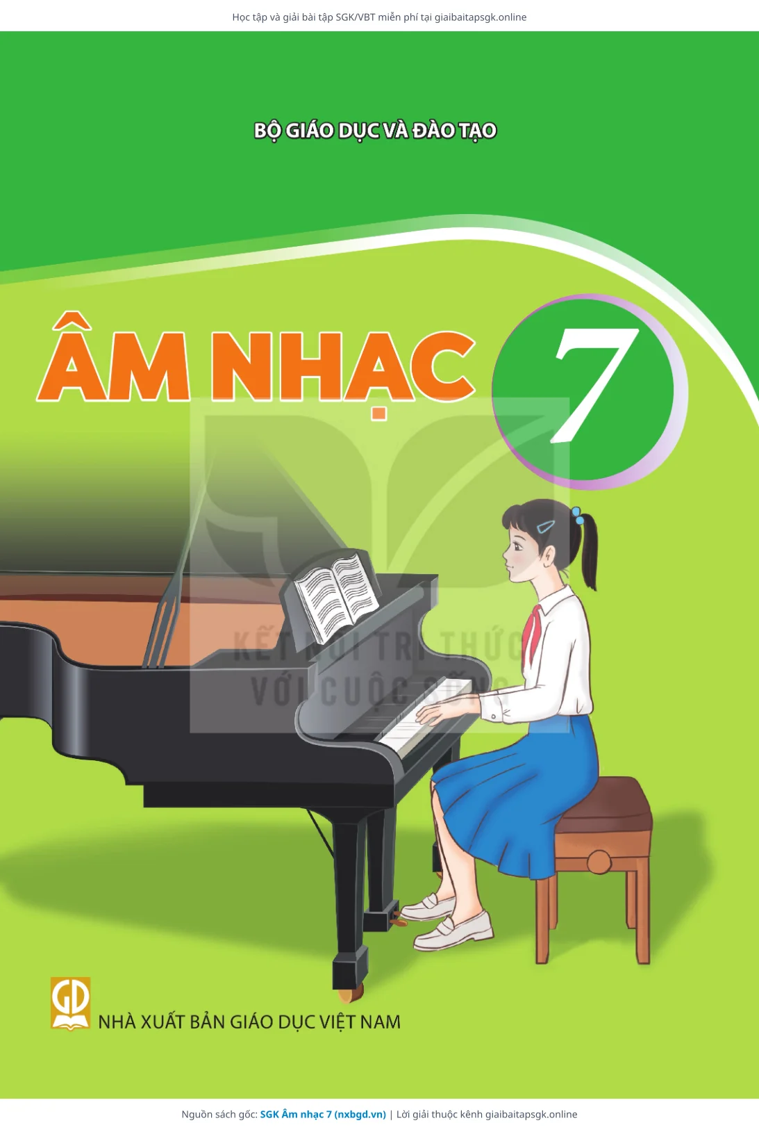 Trang 1 sách giáo khoa SGK Âm nhạc 7 bản chuẩn