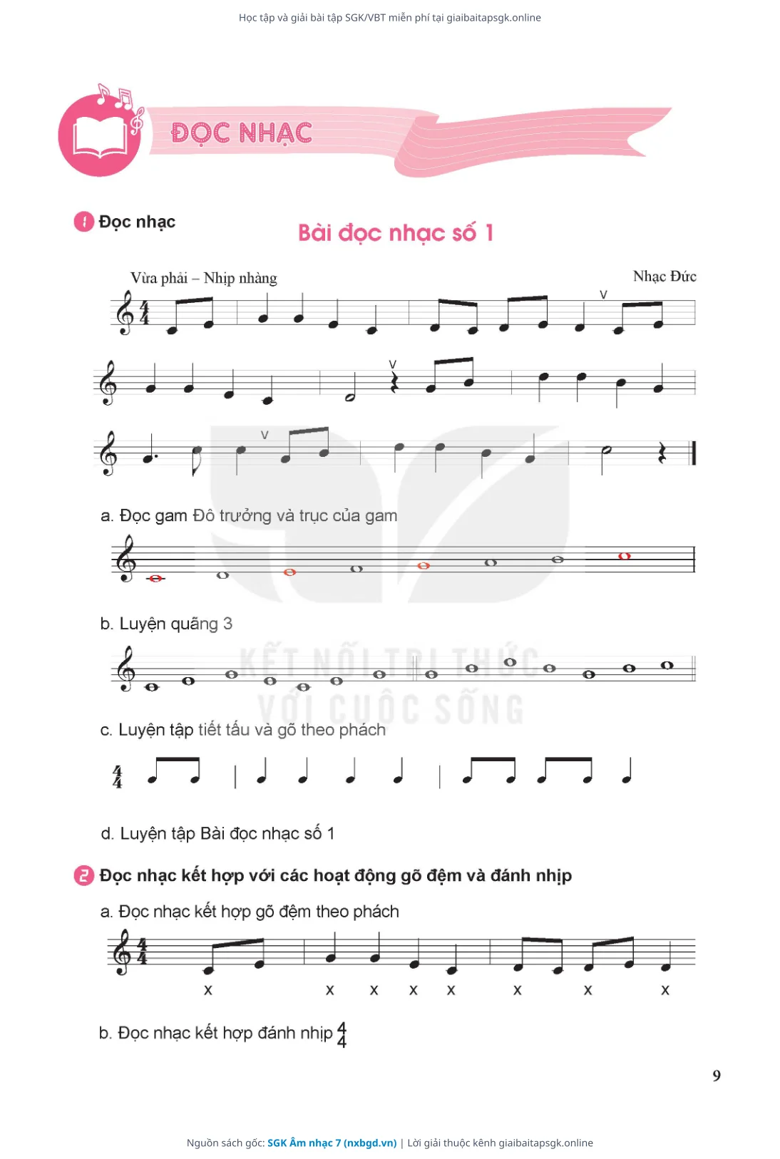 Trang 10 sách giáo khoa SGK Âm nhạc 7 thu nhỏ