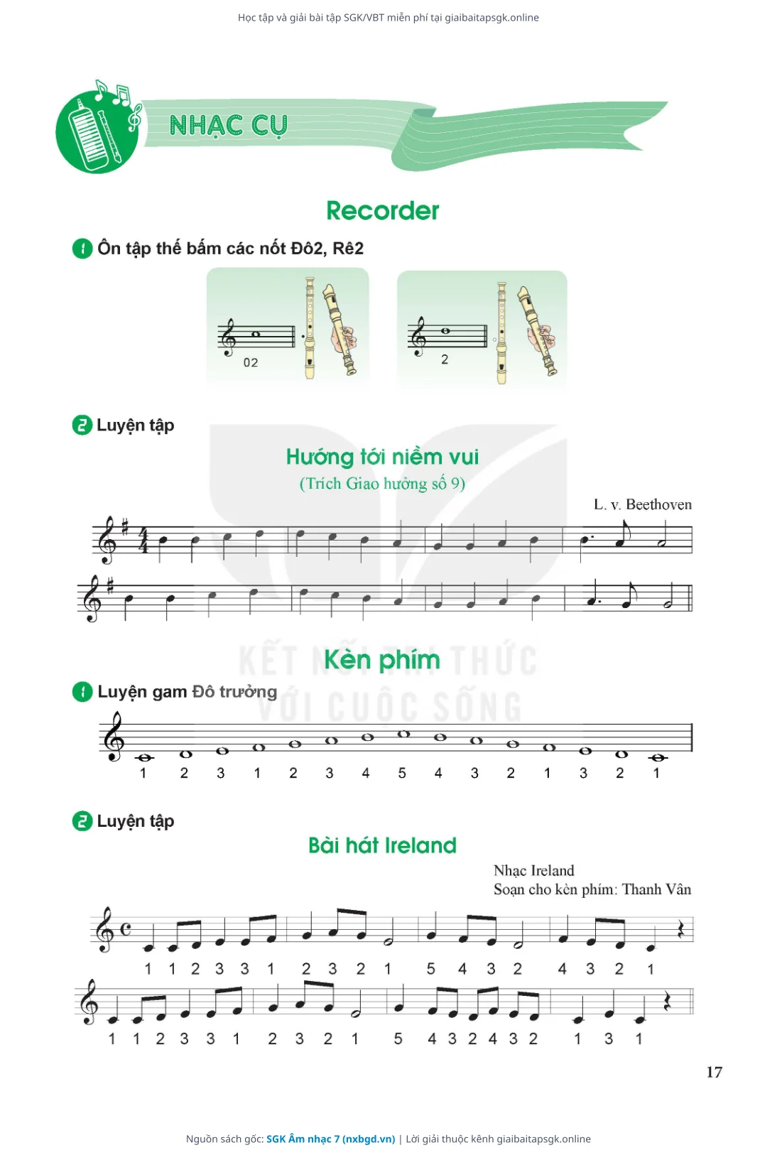 Trang 18 sách giáo khoa SGK Âm nhạc 7 thu nhỏ