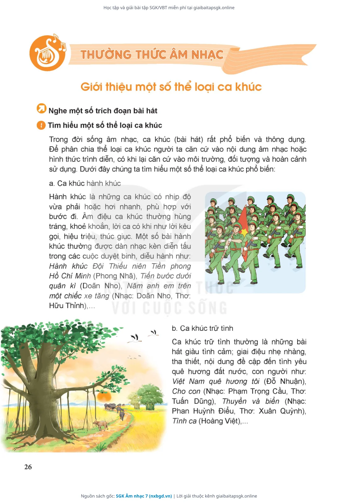 Trang 27 sách giáo khoa SGK Âm nhạc 7 thu nhỏ