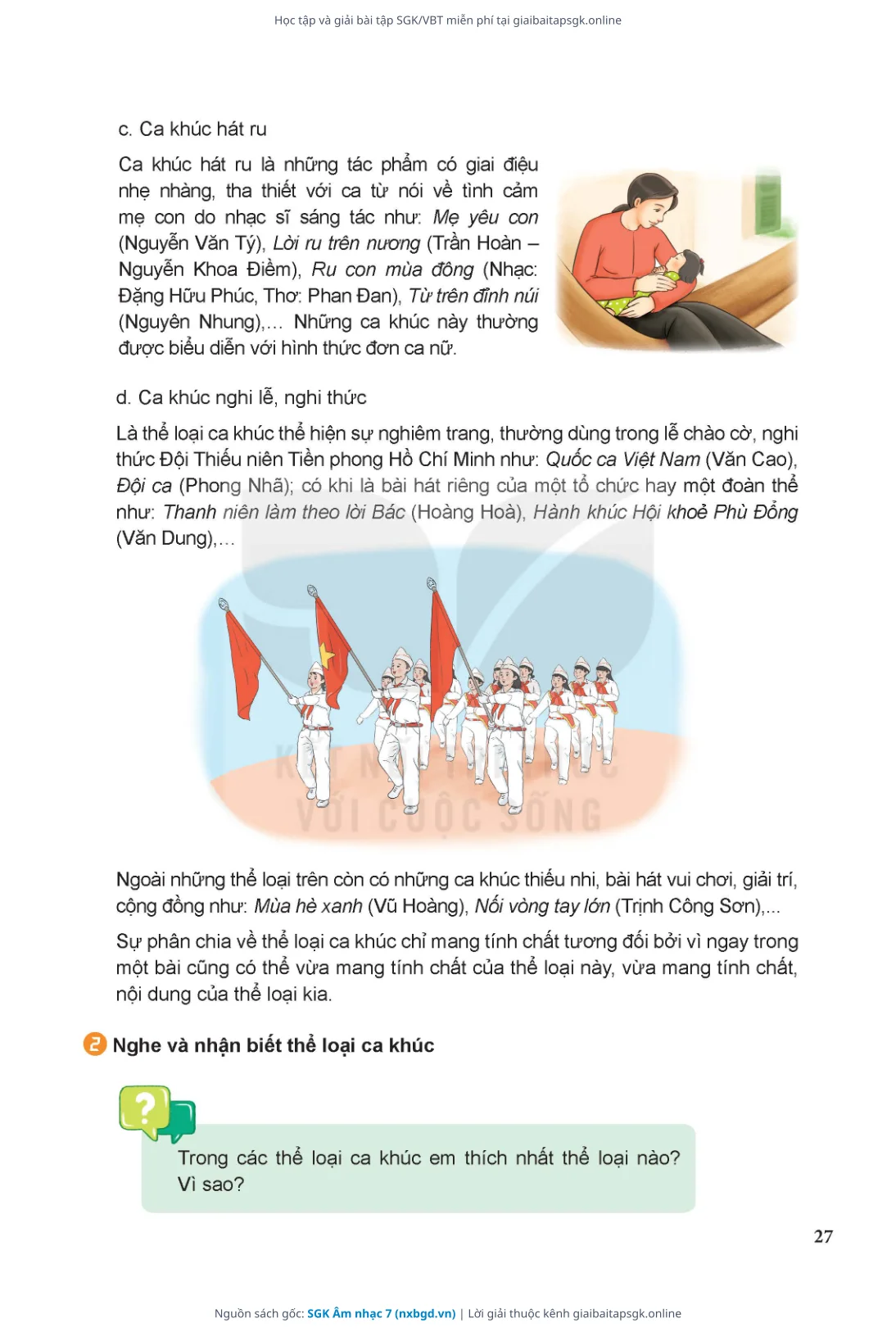 Trang 28 sách giáo khoa SGK Âm nhạc 7 thu nhỏ
