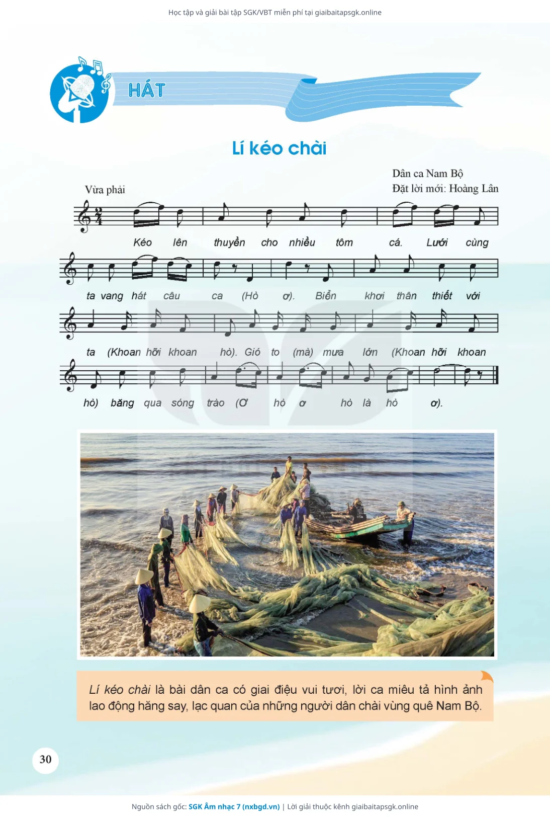 Trang 31 sách giáo khoa SGK Âm nhạc 7 thu nhỏ