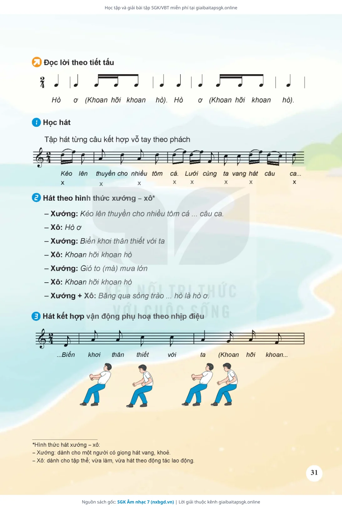 Trang 32 sách giáo khoa SGK Âm nhạc 7 thu nhỏ