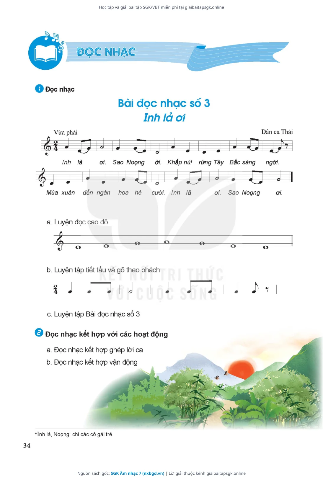 Trang 35 sách giáo khoa SGK Âm nhạc 7 thu nhỏ