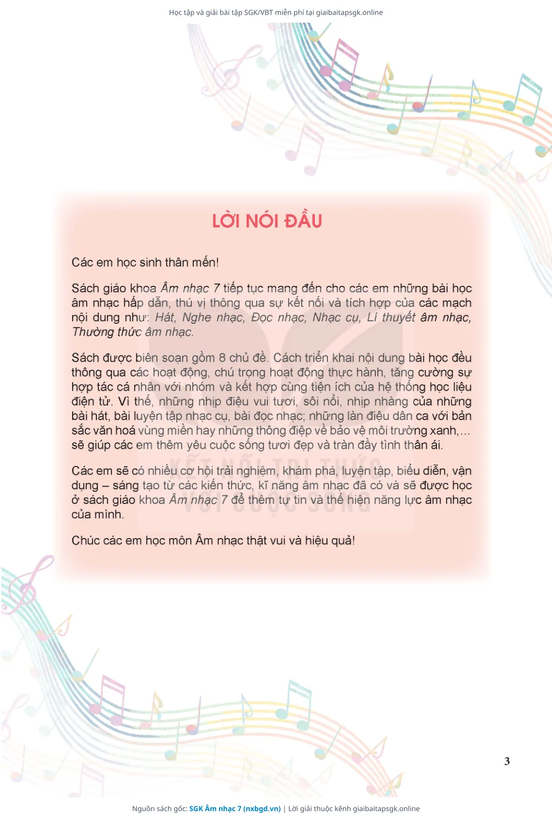 Trang 4 sách giáo khoa SGK Âm nhạc 7 thu nhỏ