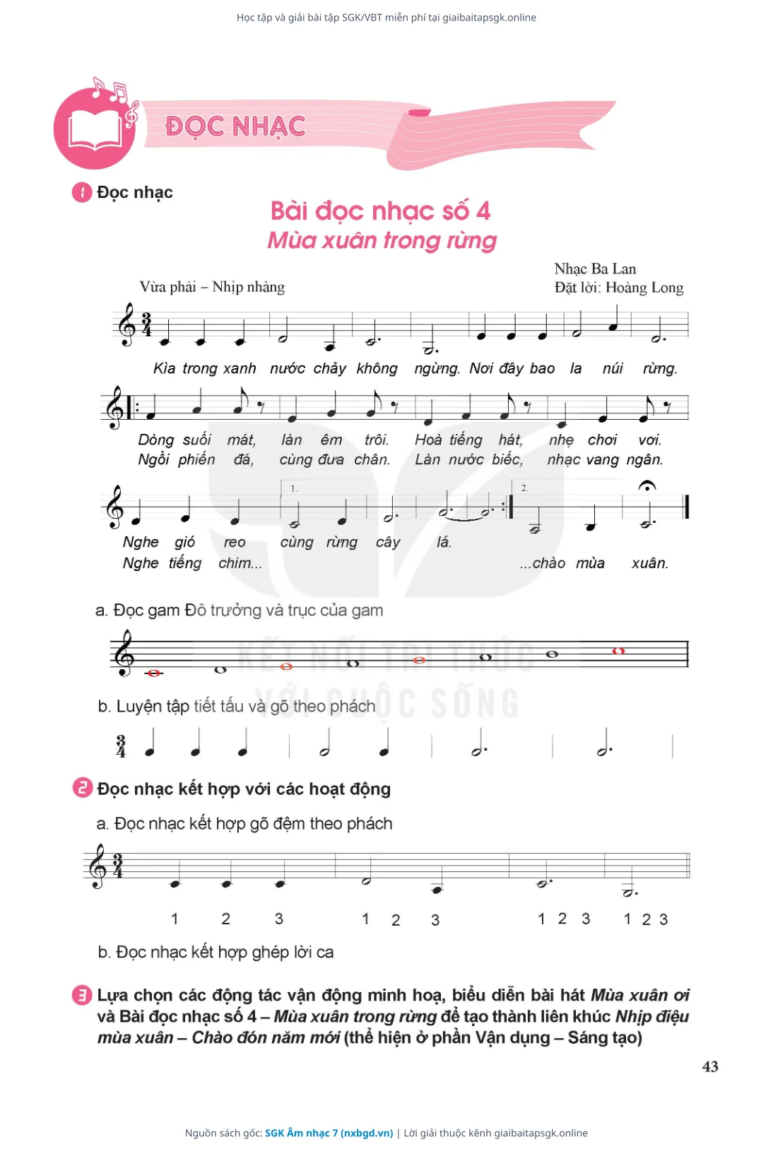 Trang 44 sách giáo khoa SGK Âm nhạc 7 thu nhỏ
