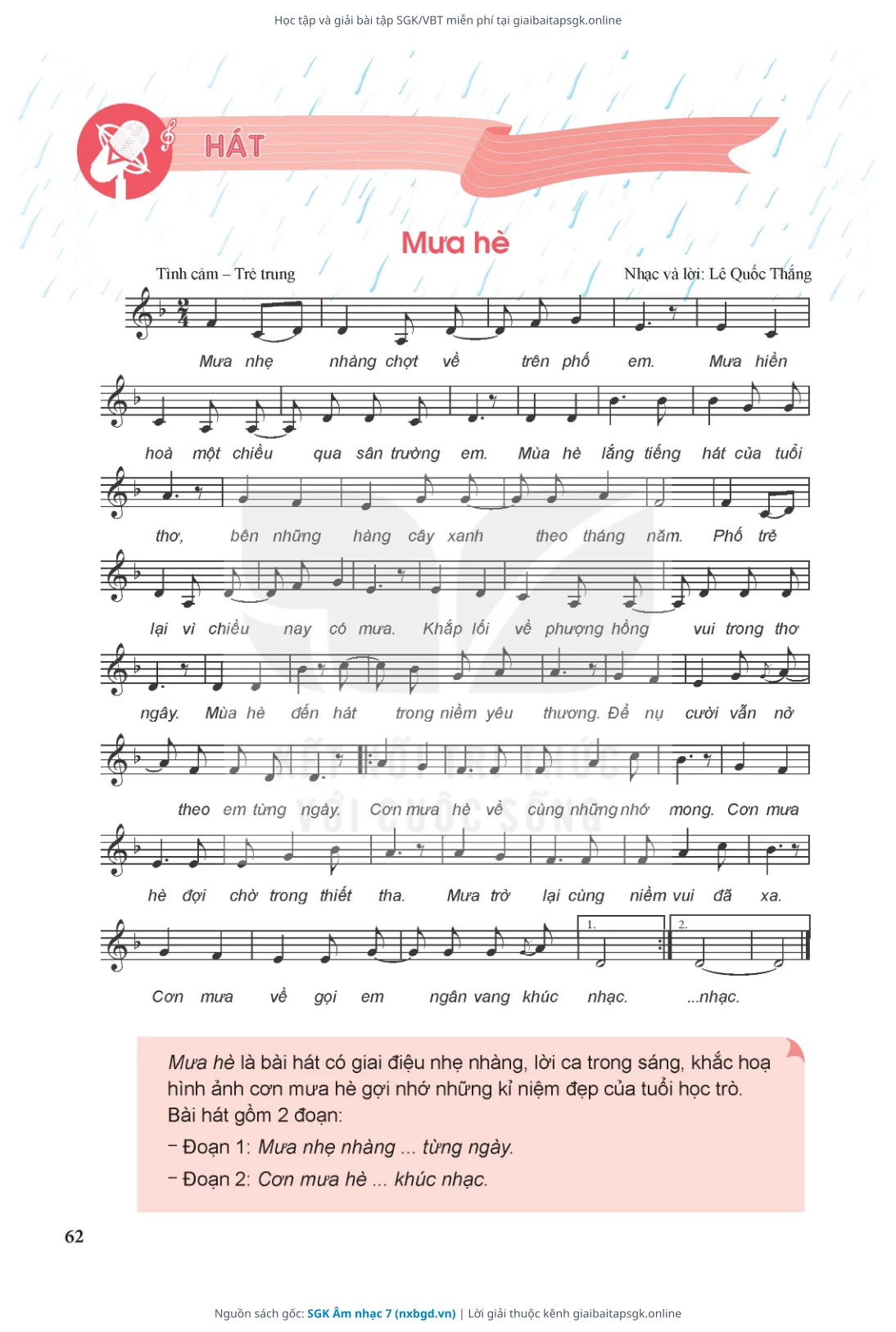 Trang 63 sách giáo khoa SGK Âm nhạc 7 thu nhỏ
