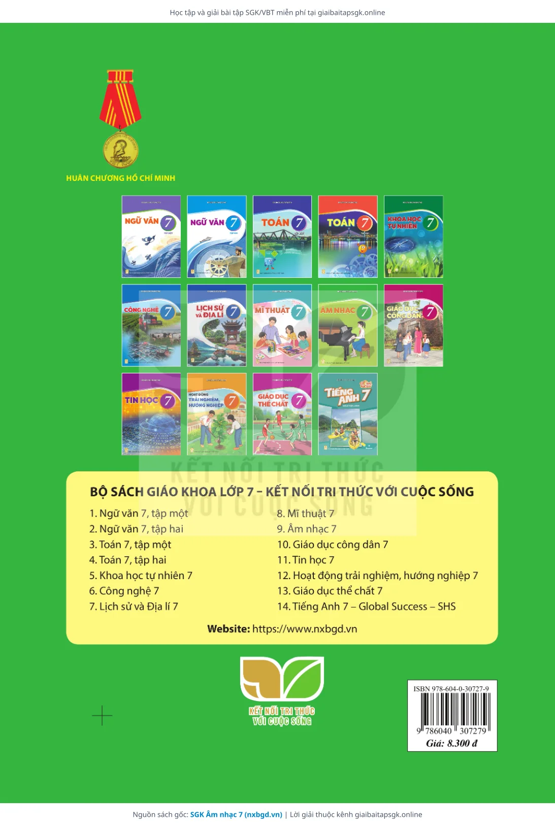 Trang 70 sách giáo khoa SGK Âm nhạc 7 thu nhỏ