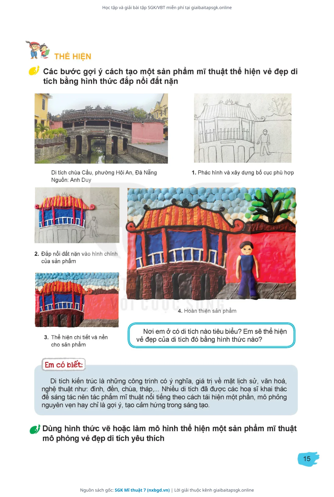 Trang 16 sách giáo khoa SGK Mĩ thuật 7 thu nhỏ