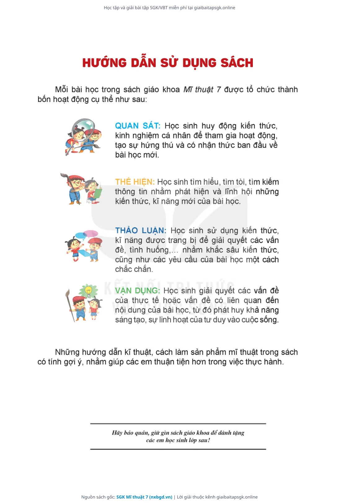 Trang 3 sách giáo khoa SGK Mĩ thuật 7 thu nhỏ