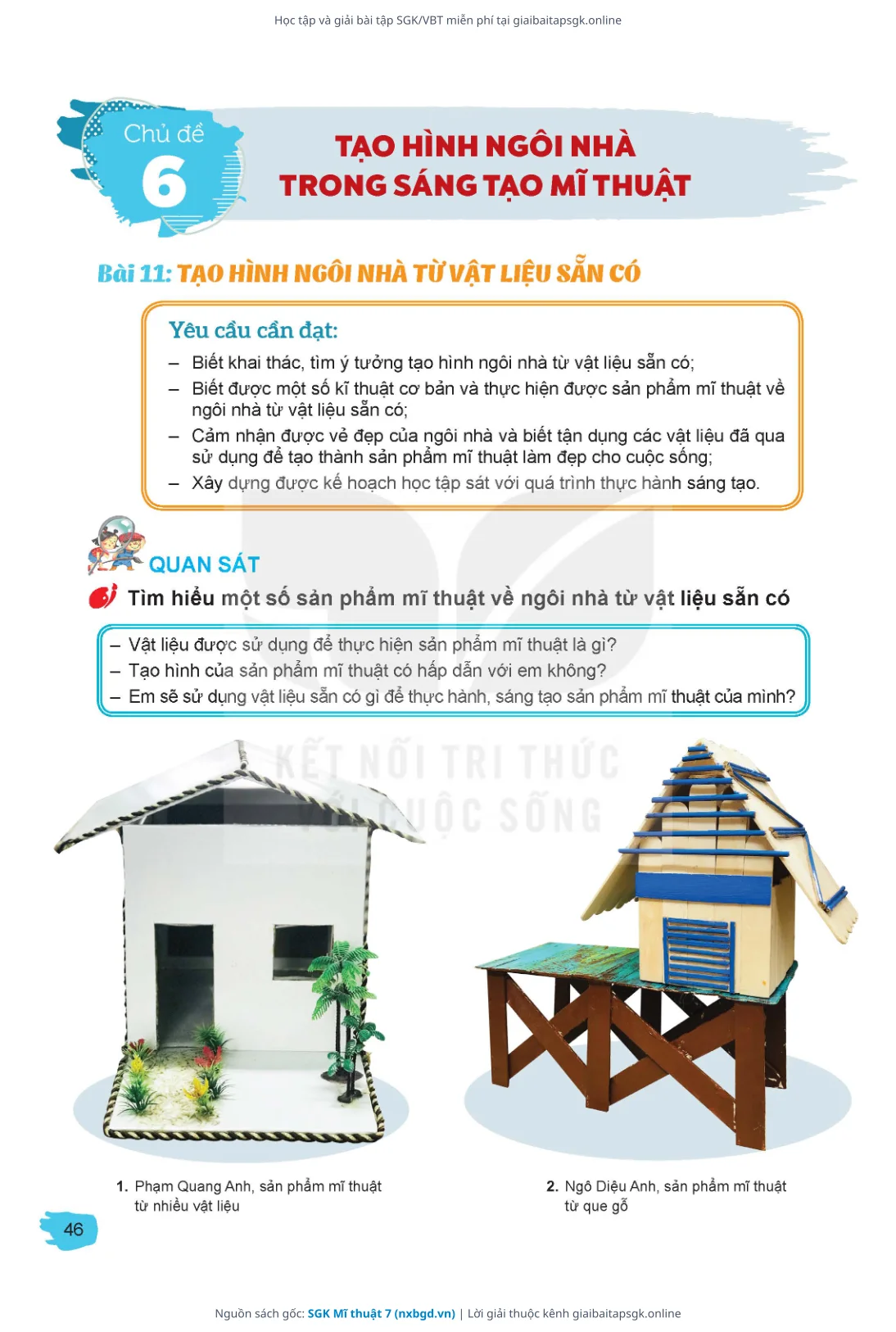 Trang 47 sách giáo khoa SGK Mĩ thuật 7 thu nhỏ