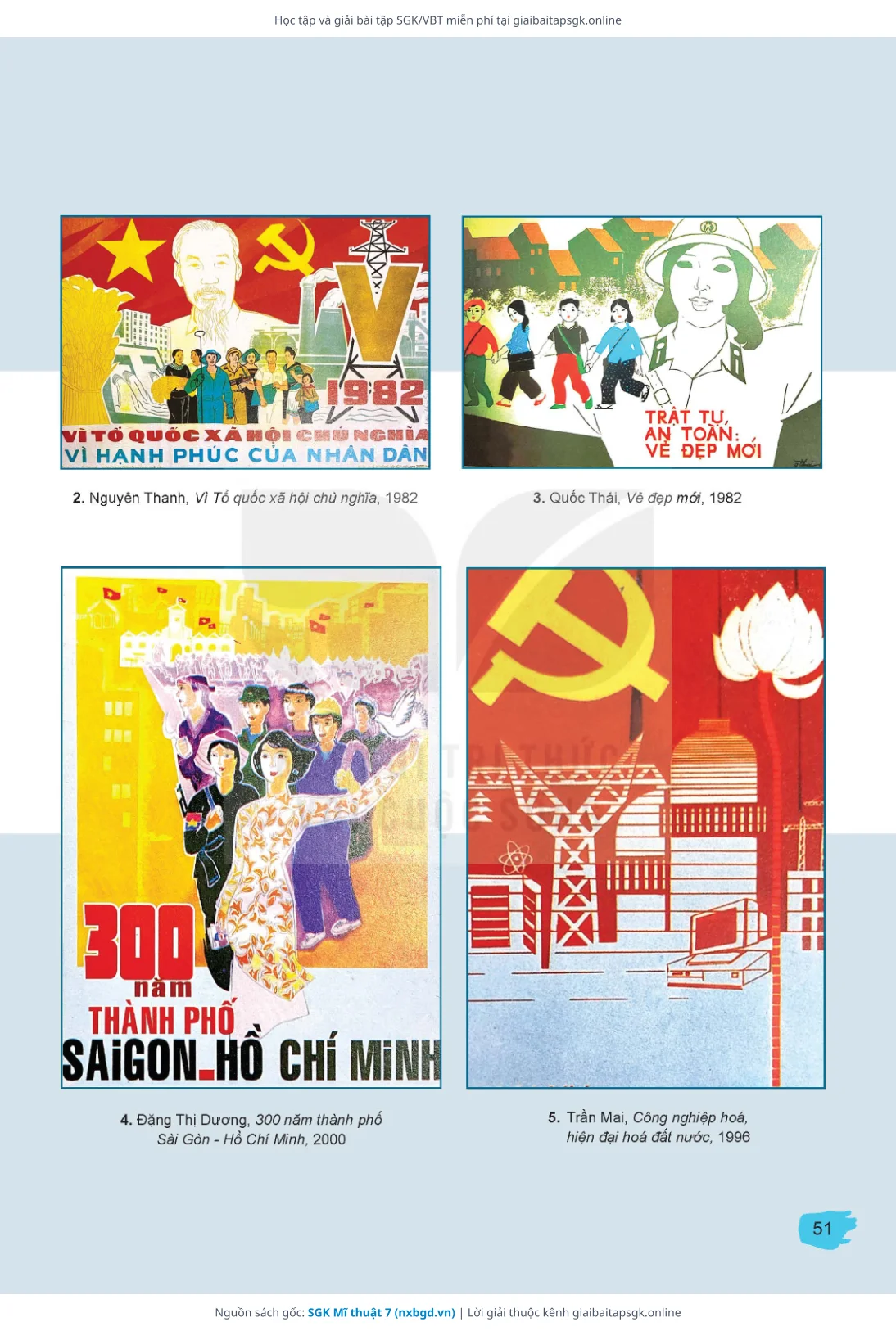 Trang 52 sách giáo khoa SGK Mĩ thuật 7 thu nhỏ