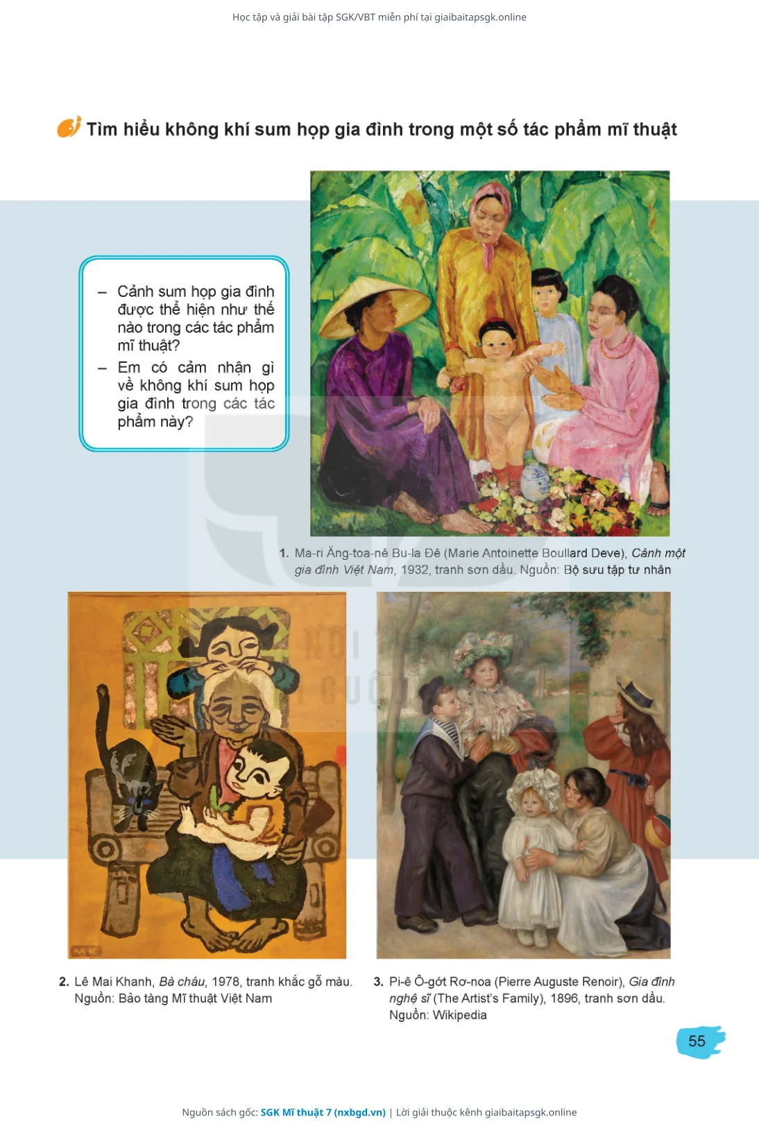 Trang 56 sách giáo khoa SGK Mĩ thuật 7 thu nhỏ
