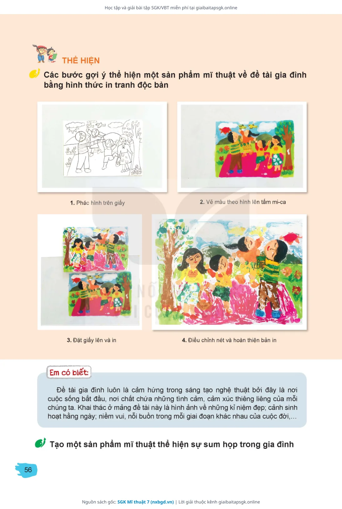 Trang 57 sách giáo khoa SGK Mĩ thuật 7 thu nhỏ