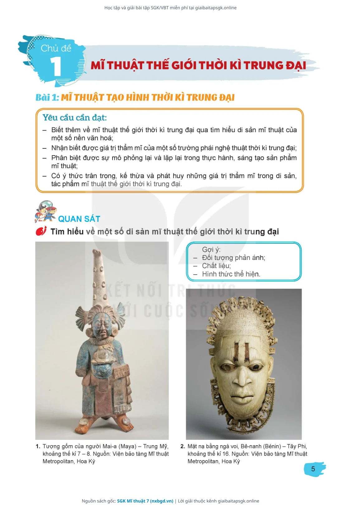 Trang 6 sách giáo khoa SGK Mĩ thuật 7 thu nhỏ