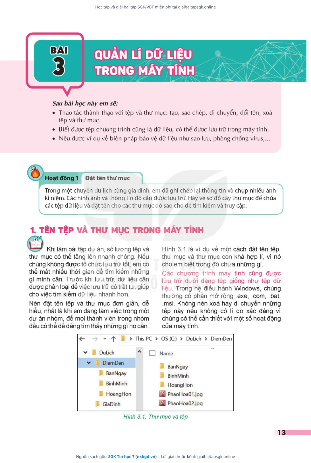 Trang 14 sách giáo khoa SGK Tin học 7 thu nhỏ