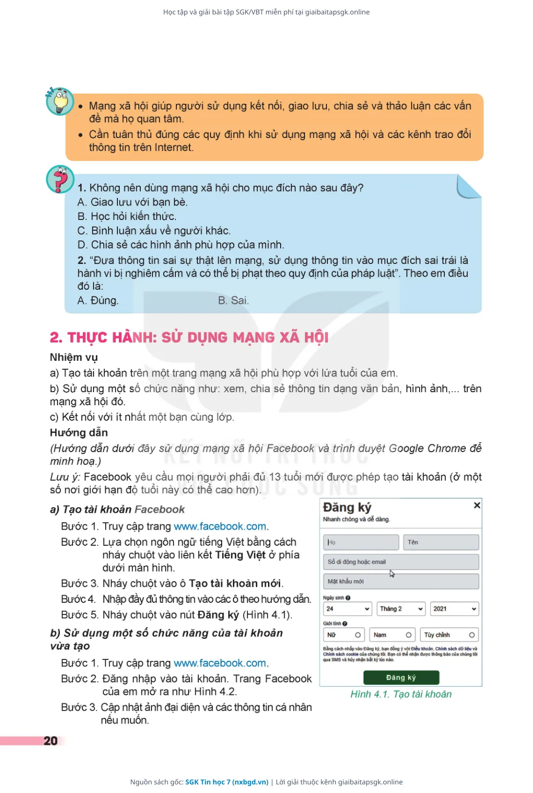 Trang 21 sách giáo khoa SGK Tin học 7 thu nhỏ